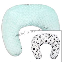   Harmony Baby Comfort kétoldalas szoptatóspárna - menta - pandák