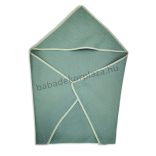 Harmony Baby kapucnis fürdőlepedő 75*75 cm - zsálya