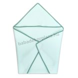 Harmony Baby kapucnis fürdőlepedő 75*75 cm - menta