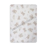 Deluxe Baby pelenkázólap - felhőn alvó macikák, beige