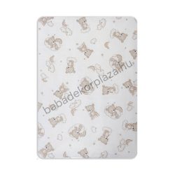 Deluxe Baby pelenkázólap - felhőn alvó macikák, beige