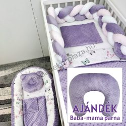   My Happy Baby babaágynemű garnitúra AJÁNDÉK baba-mama párnával – Pillangók I.