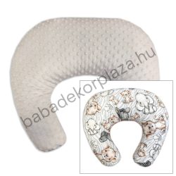   Comfort kétoldalas szoptatós párna - mogyoró - bébi szafari
