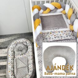   My Happy Baby babaágynemű garnitúra AJÁNDÉK baba-mama párnával – Aprókák I.