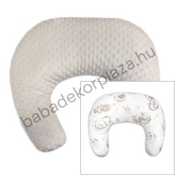   Comfort kétoldalas szoptatós párna - mogyoró - felhőn alvó állatok