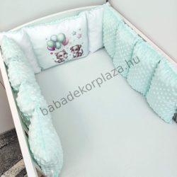 Rácsvédő - Extra párnás - menta cica és kutyus