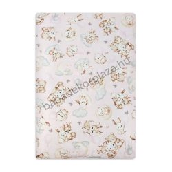   Deluxe Baby pelenkázólap - bébi erdei állatok, rózsaszín