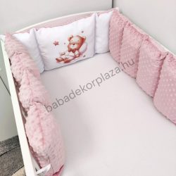 Rácsvédő - Extra párnás - mályvarózsa édes mackó