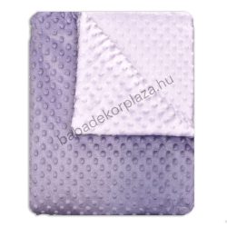   Babatakaró - Minky - bélelt - 70*90 cm  - orgona-rózsaszín