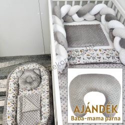   My Happy Baby babaágynemű garnitúra AJÁNDÉK baba-mama párnával – Aprókák II.
