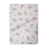 Deluxe Baby pelenkázólap - felhőn alvó macikák, rózsaszín