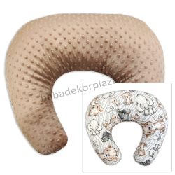   Comfort kétoldalas szoptatós párna - cappuccino - bébi szafari