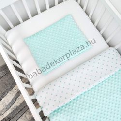 Babaágynemű - 2 részes - menta - csillagok