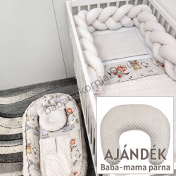   My Happy Baby babaágynemű garnitúra AJÁNDÉK baba-mama párnával – MóKaland I.