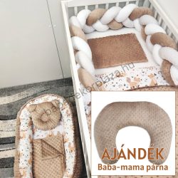   My Happy Baby babaágynemű garnitúra AJÁNDÉK baba-mama párnával – Róka-móka II.