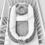 Minky babafészek szett - VÁLASZTHATÓ SZÍNBEN