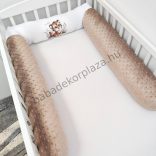 Hengerpárna - 210 cm - cappuccino - tigris