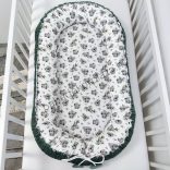 Deluxe Baby többfunkciós babafészek - zöld bársony - koalák