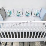 Deluxe Baby óriás mintás párnás rácsvédő 8 db-os - repcsis rókák