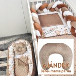 My Happy Baby babaágynemű garnitúra AJÁNDÉK baba-mama párnával – Róka-móka I.